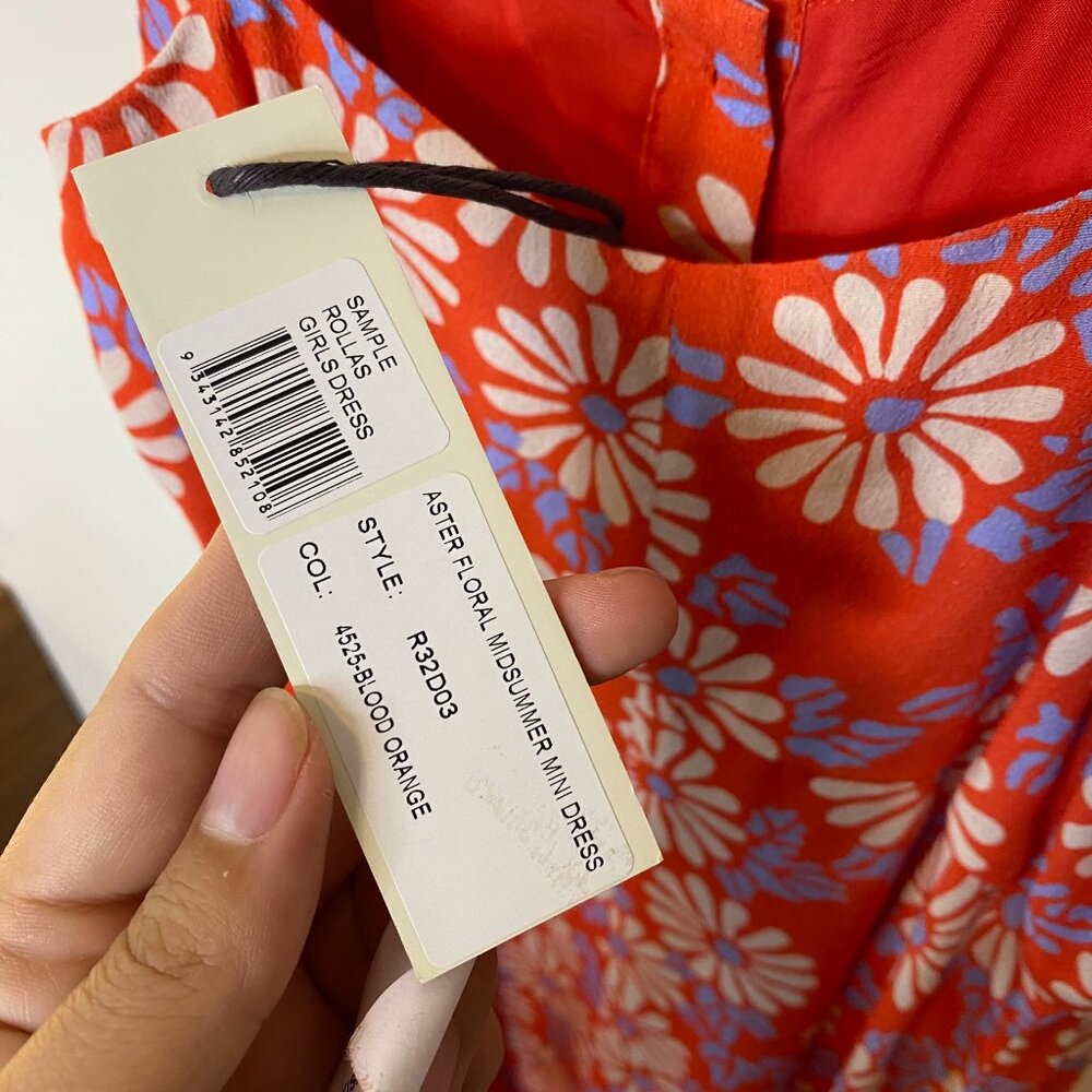 Rolla's Aster Floral Midsummer Mini Dress NWT - Picture 6 of 7